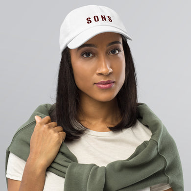 Champion SONS Dad Hat- White