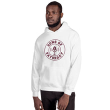 Load image into Gallery viewer, Sons of Saturday Hoodie (Maroon Logo)