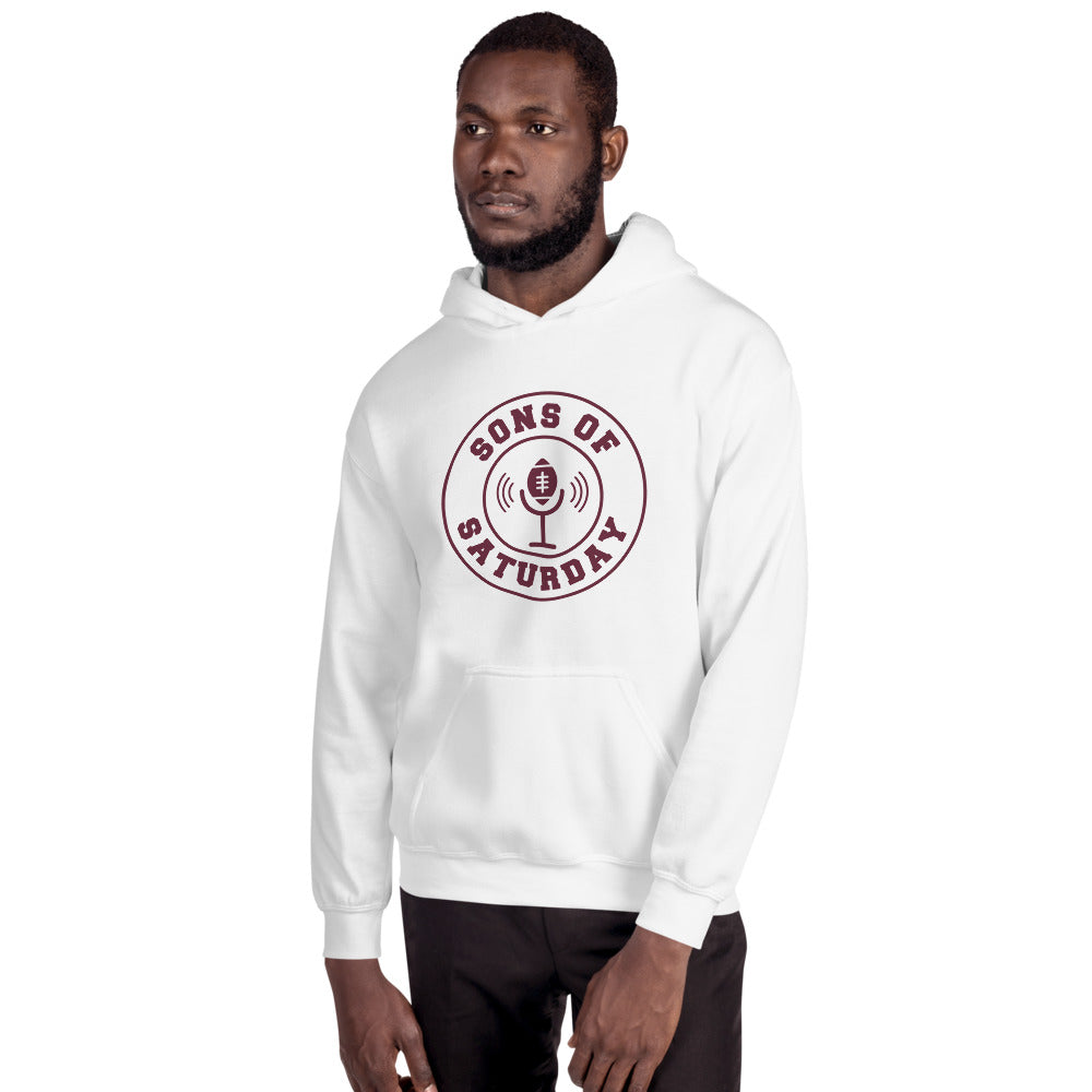 Sons of Saturday Hoodie (Maroon Logo)