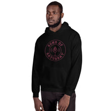 Load image into Gallery viewer, Sons of Saturday Hoodie (Maroon Logo)
